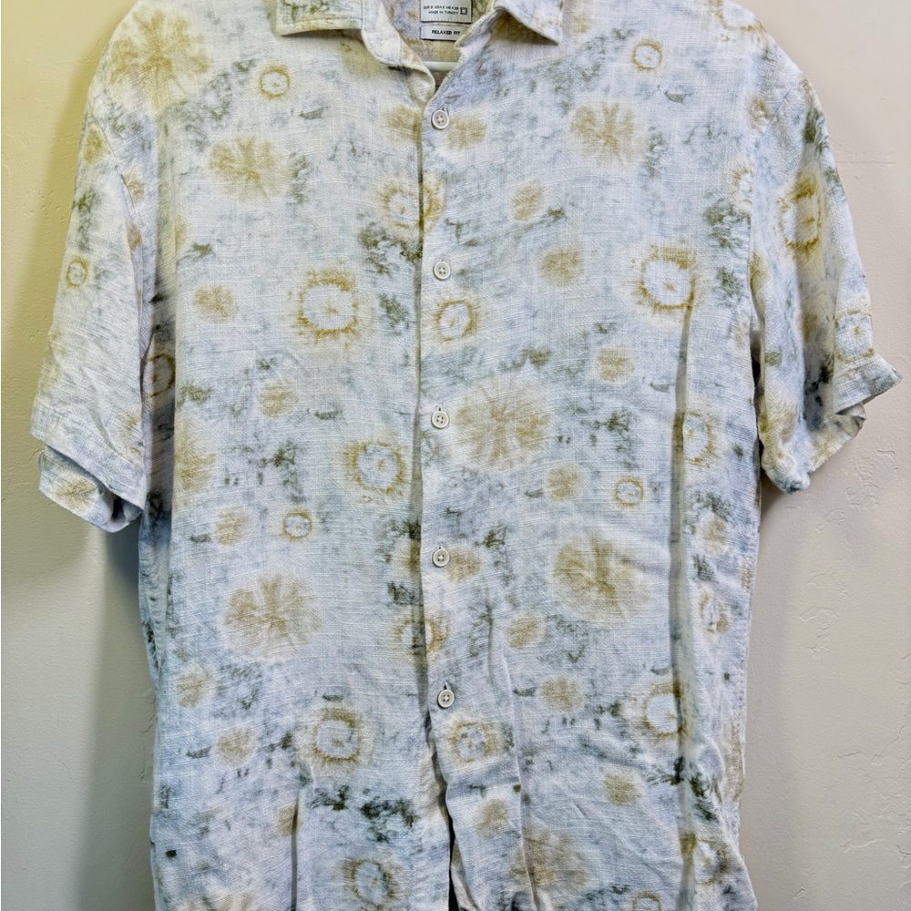 Men's Casual Floral Shirt